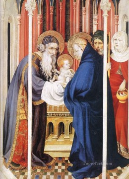 Melchior Broederlam Painting - The Presentation Of Christ Melchior Broederlam